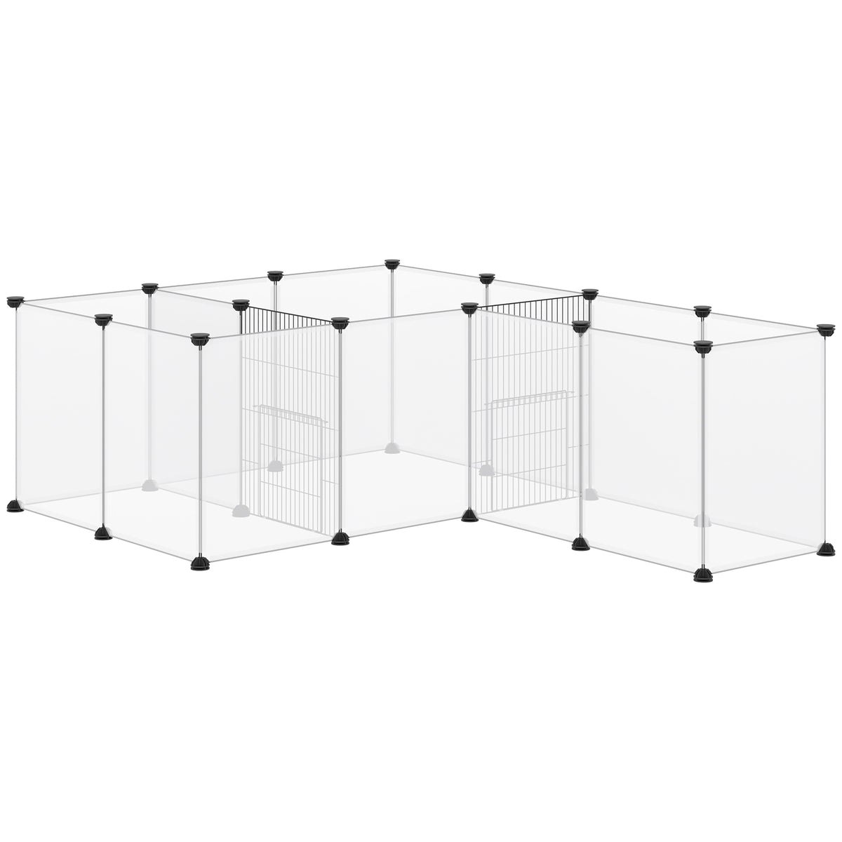Pet Playpen, 18 Panels Diy Small Animal Cage, For Guinea Pigs, Hegehogs