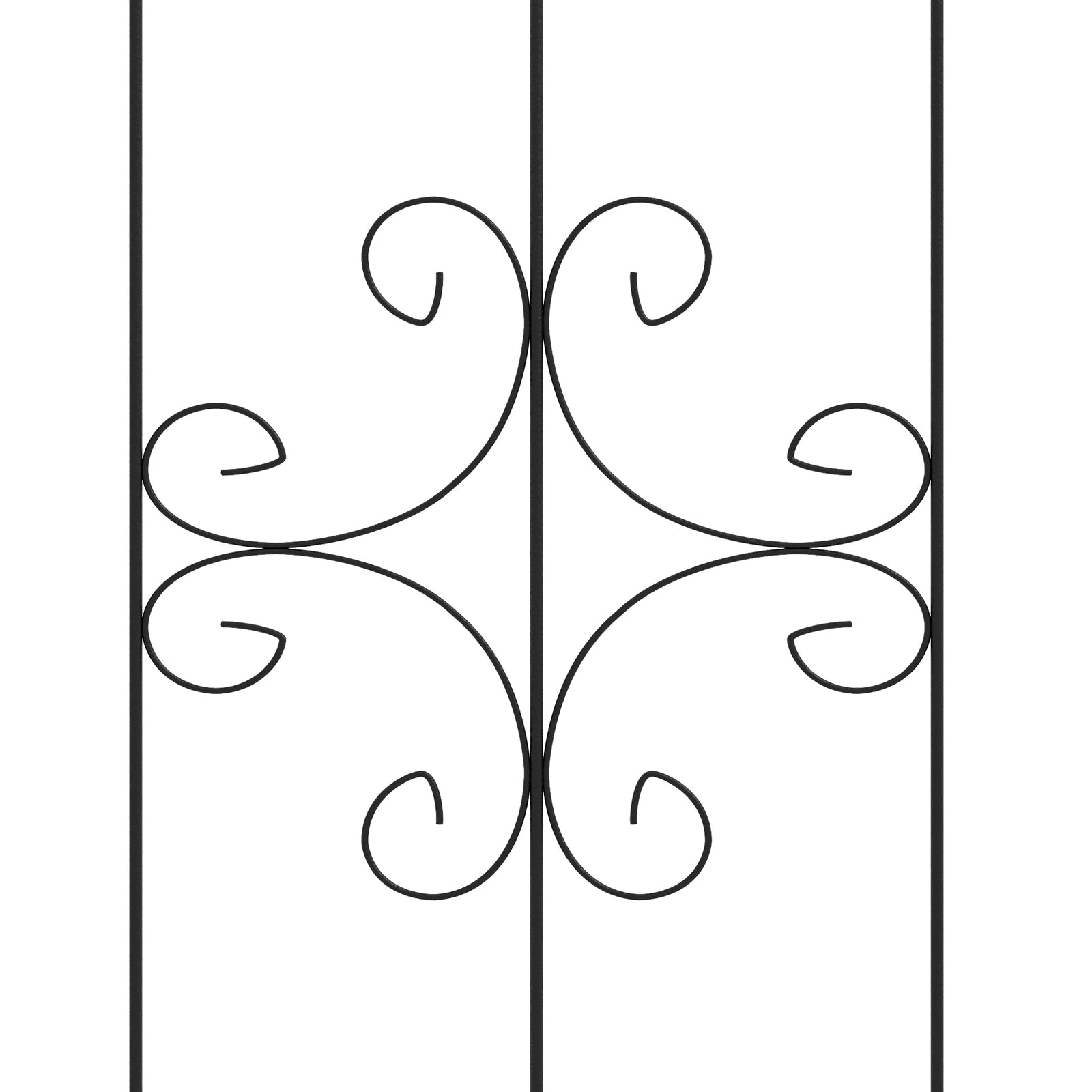 Outsunny Set Of 4 Metal Trellis For Climbing Plants, Arrow Design