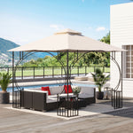 Gazebo Canopy Replacement Cover 3 X 3(m) 2-tier Roof Top