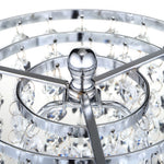Small Crystal Table Lamp With Round Base