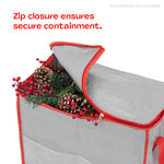 Heavy Duty Xmas Decoration Storage Bag With Dual Handles