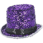 Fever Deluxe Felt & Sequin Top Hat