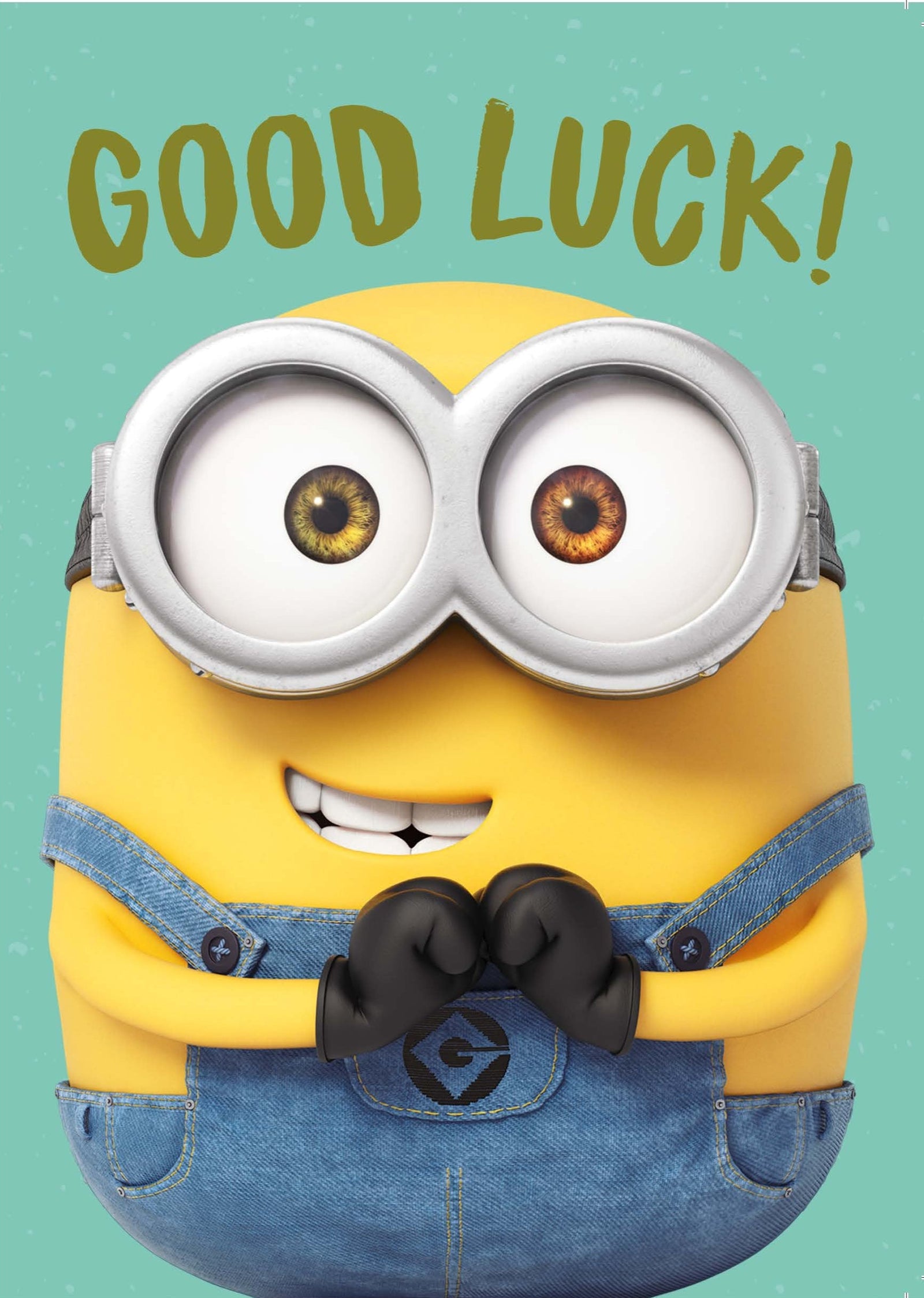 Despicable Me Minions 'good Luck' Card Official Product