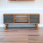 Solid Wood Slade Media Unit