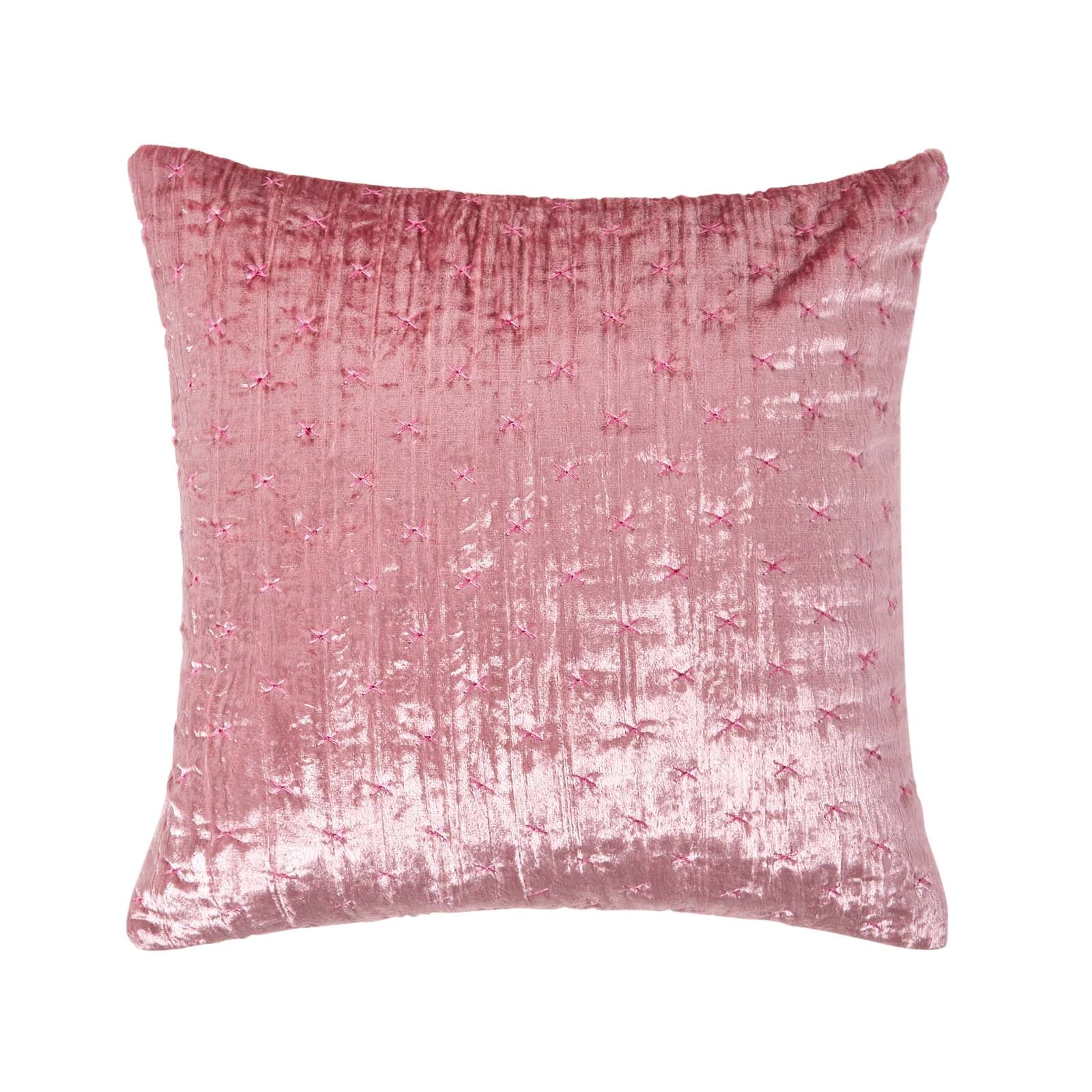 Crushed Velvet Cushion Cover | 40cm x 40cm | Blush Pink