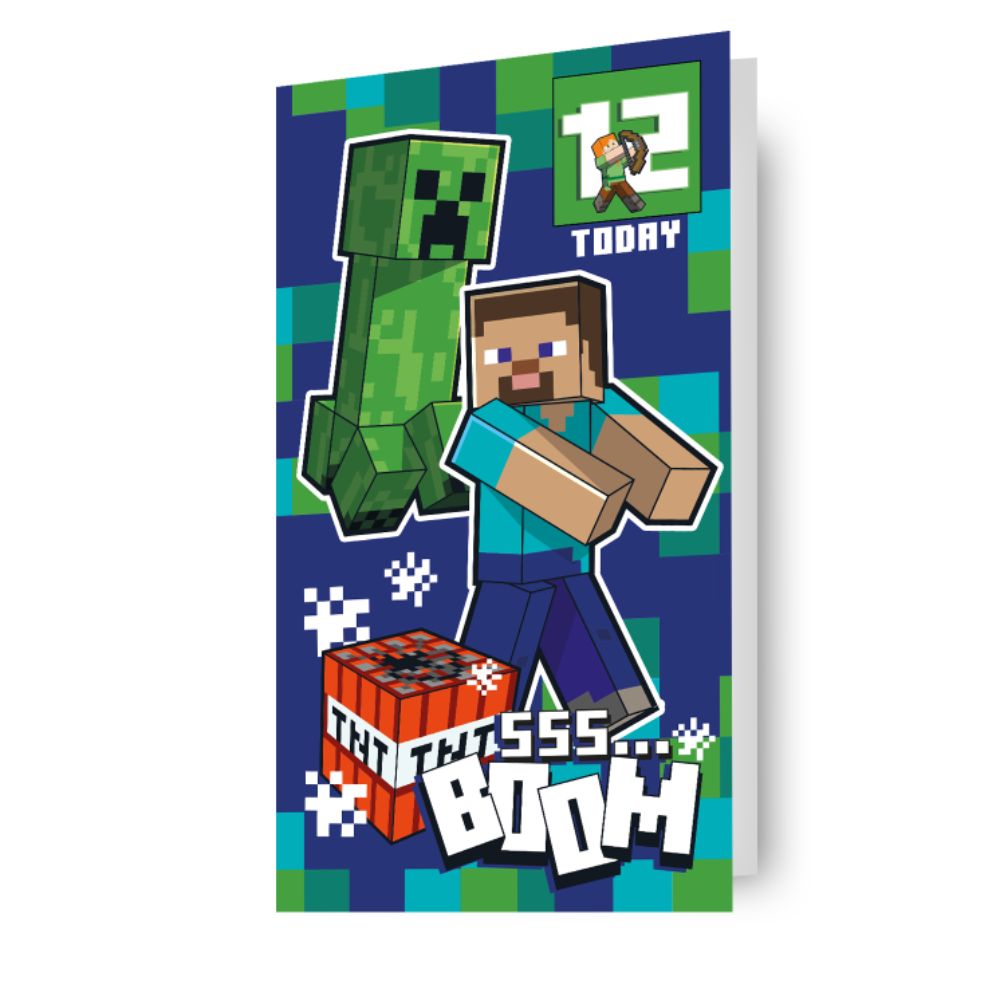 Multi Ages 7-14 Sticker Birthday Card Official Product