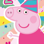 Peppa Pig Age 2 Badge Birthday Card Official Product