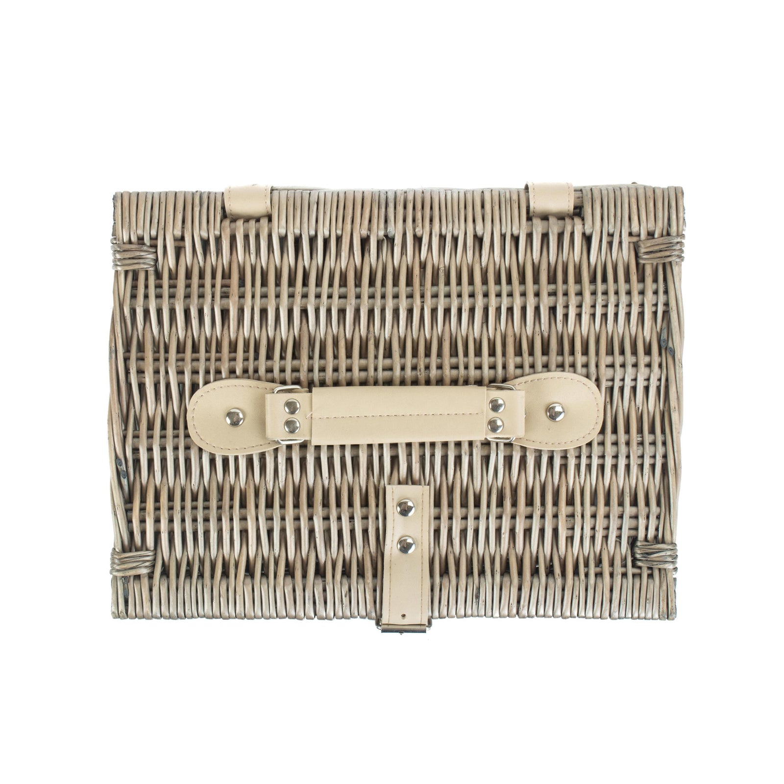 Wicker 25cm Antique Wash Split Willow Basket