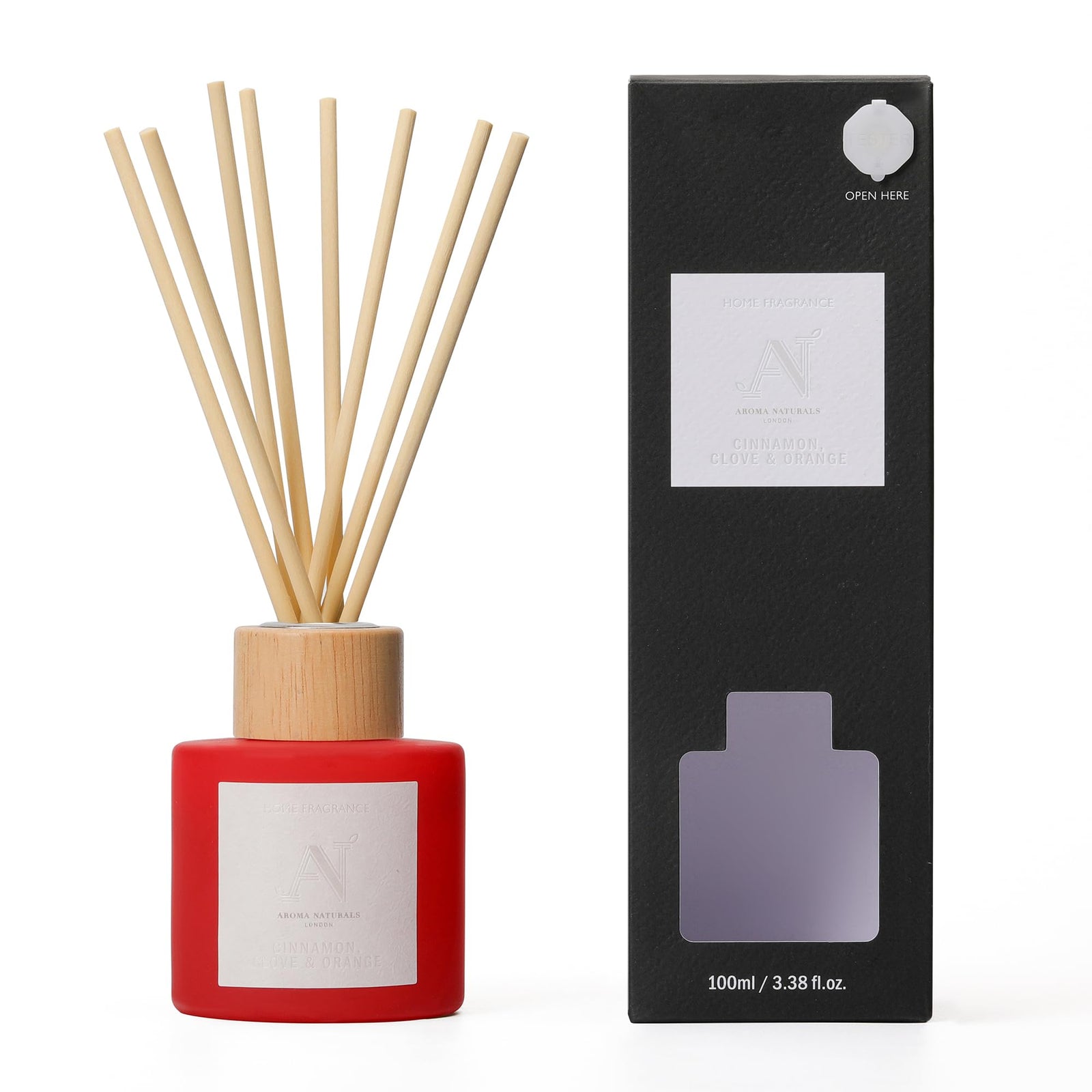 Frosted Decadence Reed Diffuser Cinnamon, Clove & Orange Scent
