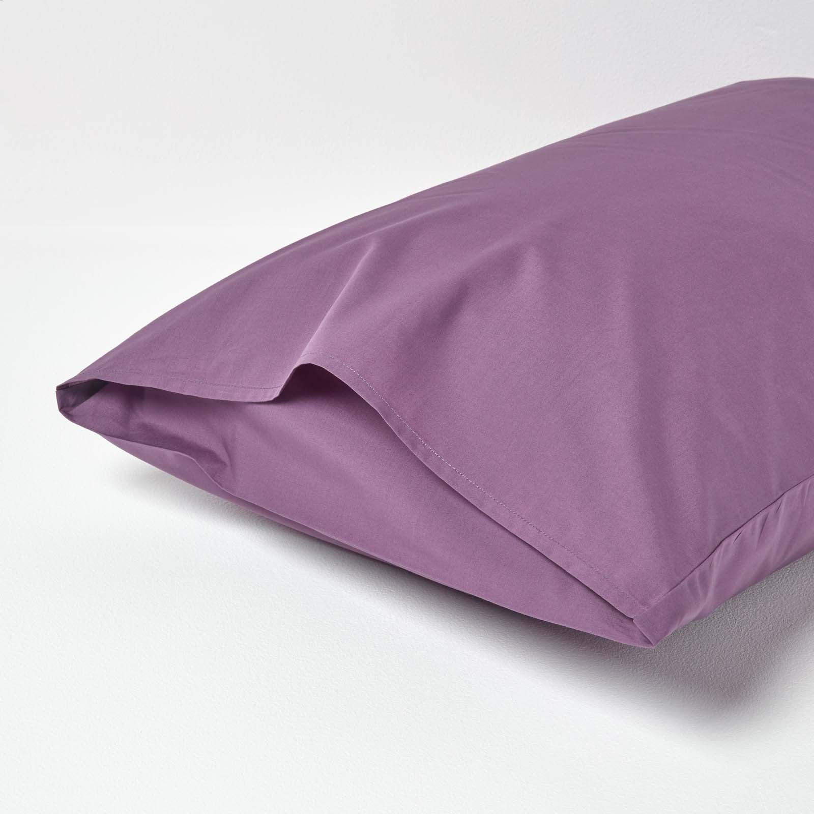 Egyptian Cotton Housewife Pillowcase 200 Tc | King Pillow Case | Grape