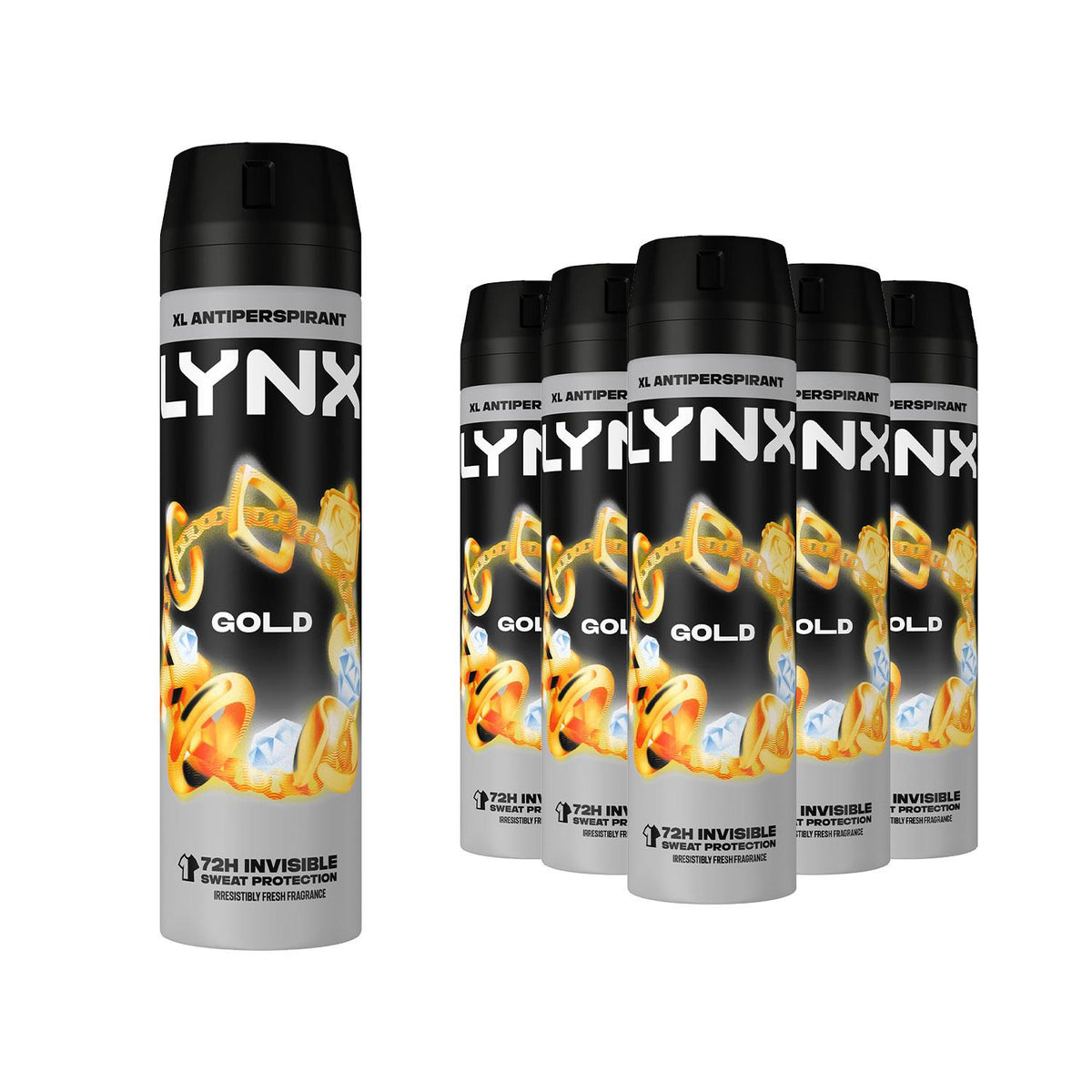 Xl Gold Spray Antiperspirant Deo Antiwhite Marks 72h Protection 200ml | Set of 24
