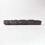 Faux Suede 2 Seater Booster Cushion | 50cm x 100cm | Grey