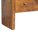Darcy 3 Over 3 Drawer Chest In Chestnut Finish, Brown | 7 | Brown