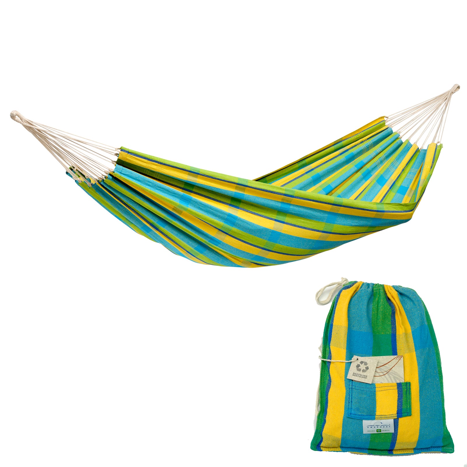Barbados Hammock Wooden Set Lemon