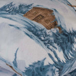 Snowy Bear Cotton Printed Duvet Cover Set | Super King | Blue