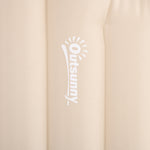 Double Air Bed With Foot Pump Inflatable Mattress | White