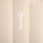 Double Air Bed With Foot Pump Inflatable Mattress | White