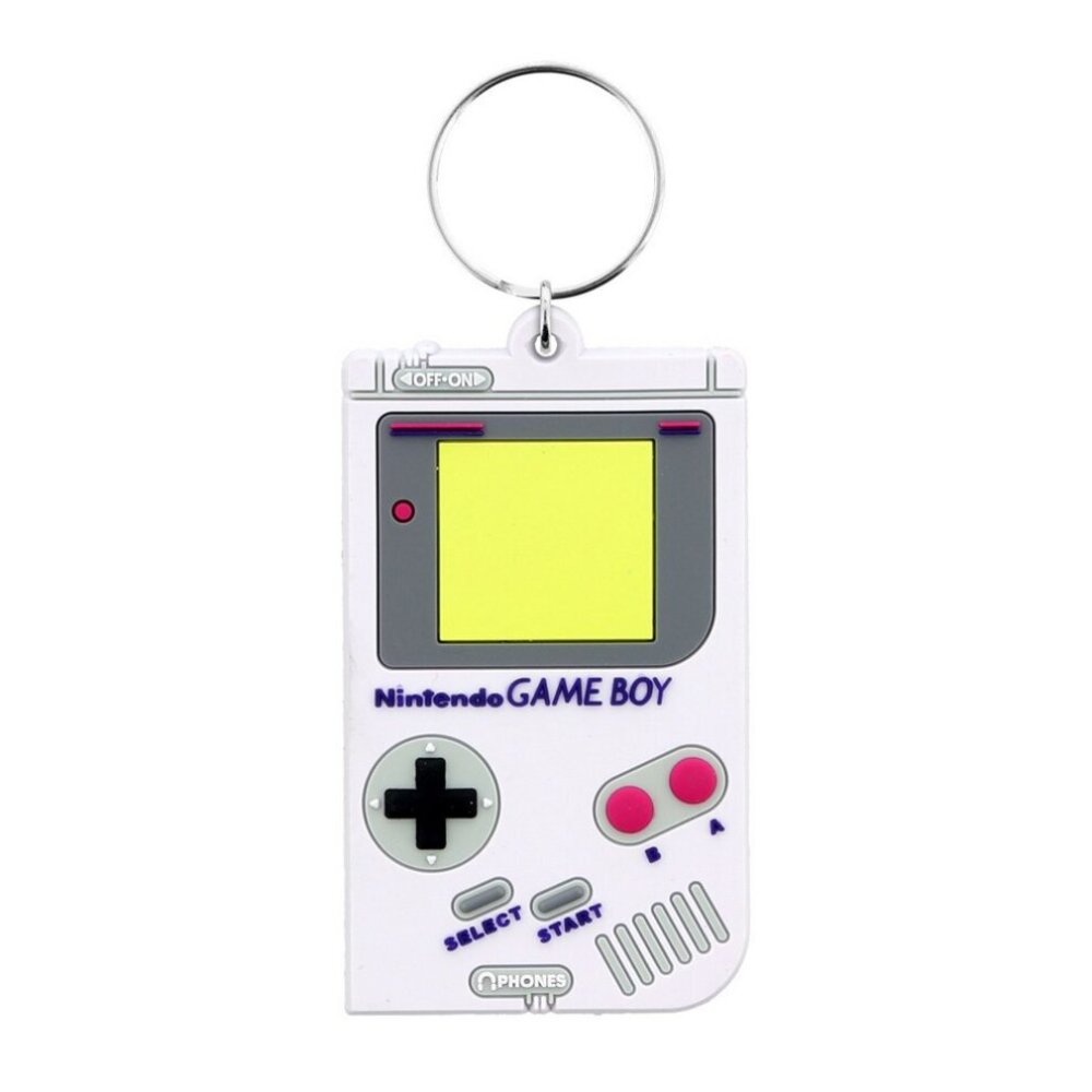 Gameboy Keyring | One Size | White