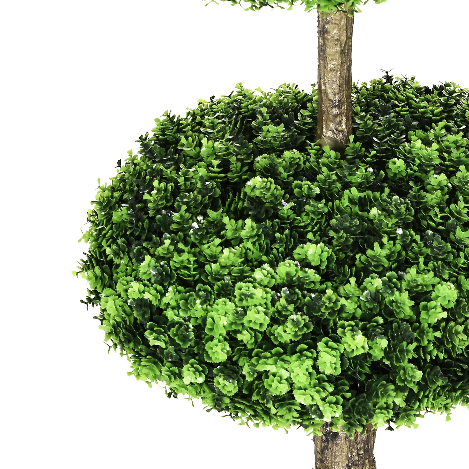 110cm Artificial Plants Boxwood Ball Topiary Trees Set Of 2