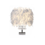 Modern Feather Bedside Table Lamp