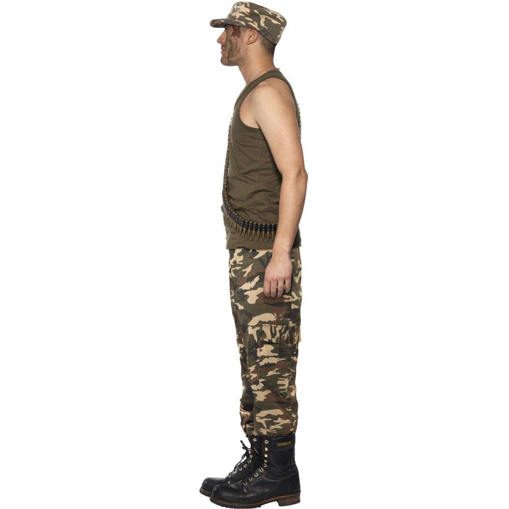 Khaki Camo Deluxe Costume, Male | Medium