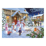 Snow Family Jigsaw - Big 250 Piece Jigsaw Puzzle For Adults & Kids, With Extra Large Pieces