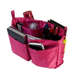 Handbag Organizer With 6 Holders For Bags & Accessories, Pink