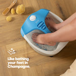 Foot Spa With Massage Rollers - Blue