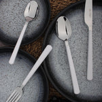Cutlery Sets Stainless Steel White Abs Handle 24 Piece Set | One Size | White