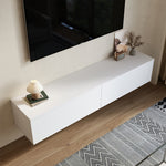 Wall-mounted Floating Tv Stand | White