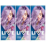 Live Ultra Brights Semi-permanent Hair Dye, P120 Lilac Crush 3x