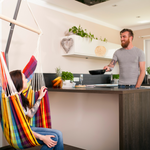 Brasil Hanging Hammock Chair - Rainbow