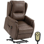 Power Lift Recliner Chair Dual Motor | Brown