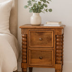 Barley Twist 2-drawer Bedside
