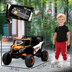 Kids Electric Car With Remote Control For Kids 3-5 Years | Orange