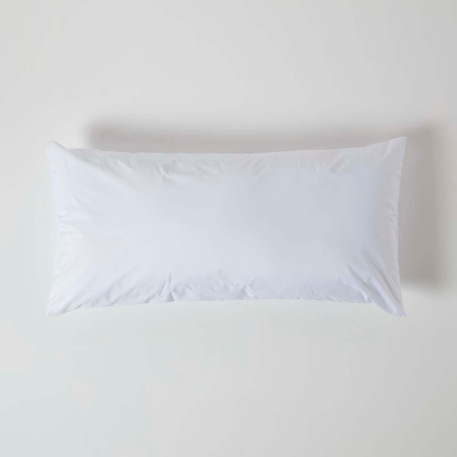 Waterproof Pillow Protectors, Pack Of 4 | 40 x 80cm | White