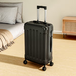 Modern Hardside Spinner Suitcase With Combination Lock | 20" | Black