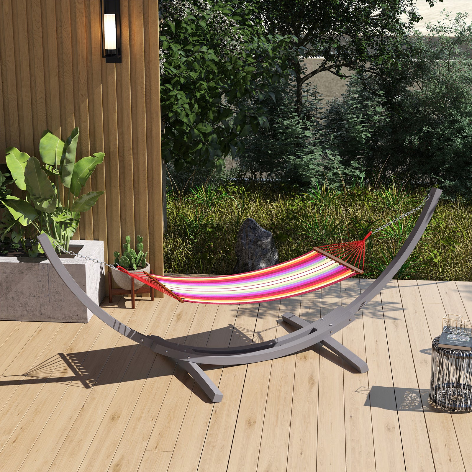 3(m) Wooden Hammock Stand For Garden, Patio
