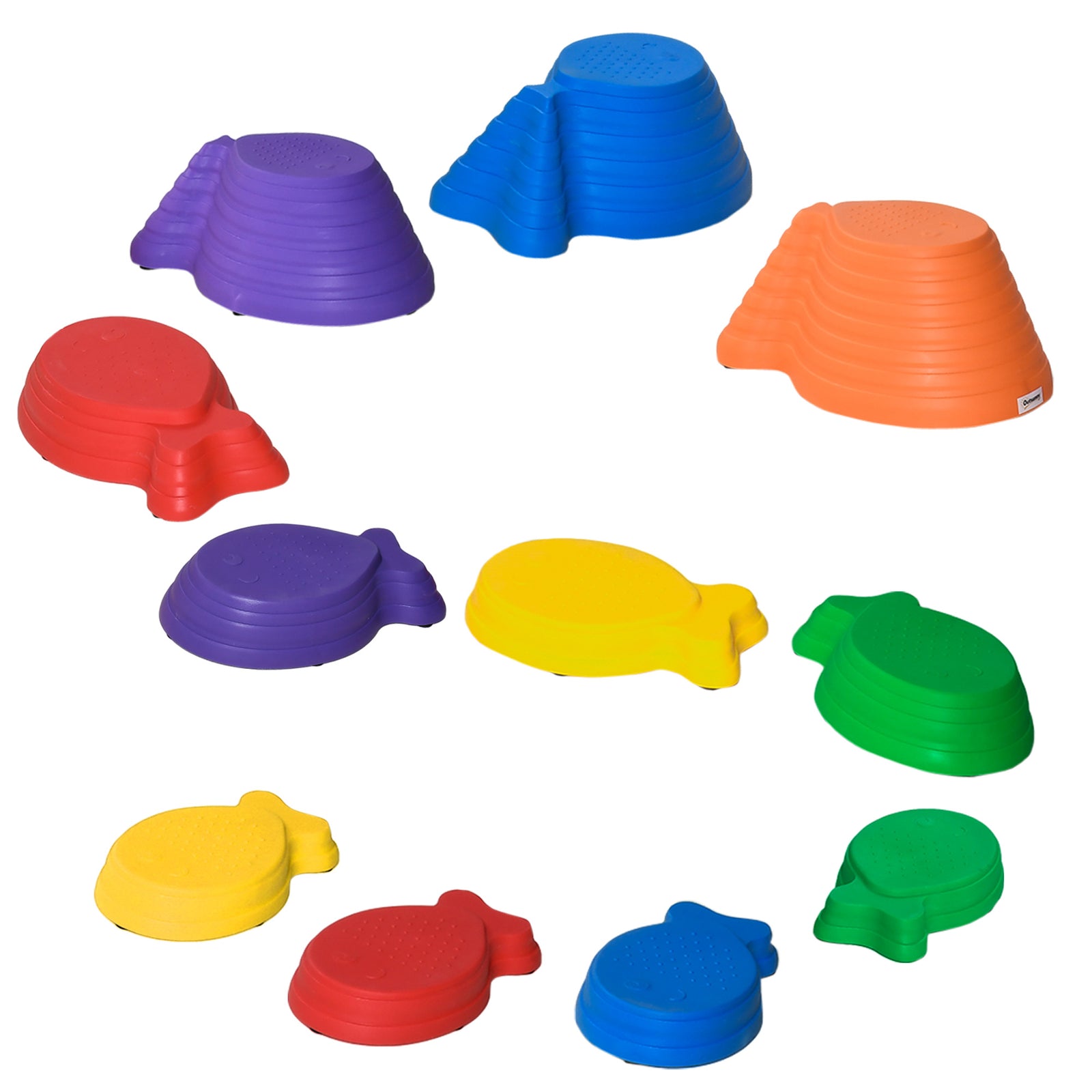 Kids Balance Stepping Stones - Multicoloured