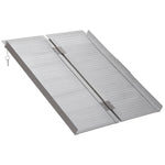 Aluminium Folding Wheelchair Ramp Mobility Suitcase | Medium | Silver