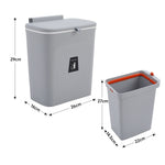 Kitchen Compost Bin Hanging Trash Can | Grey