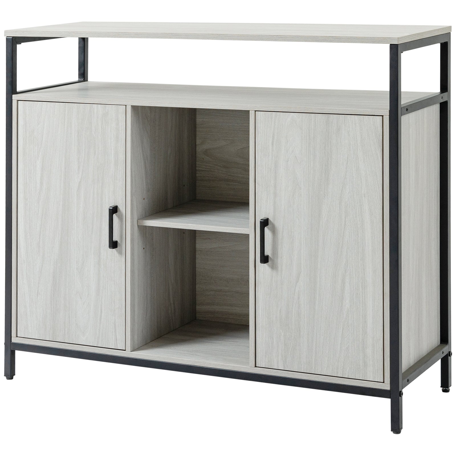 Modern Sideboard Storage Cabinet Adjustable Shelves