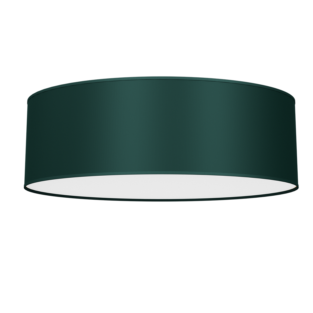Verde Hand Made Scandi Style Ceiling Lamp In A Rich Green Finish Holds 3xe27 Led Bulbs