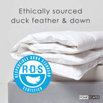 Duck Feather And Down 15 Tog Winter Duvet | Super King | White