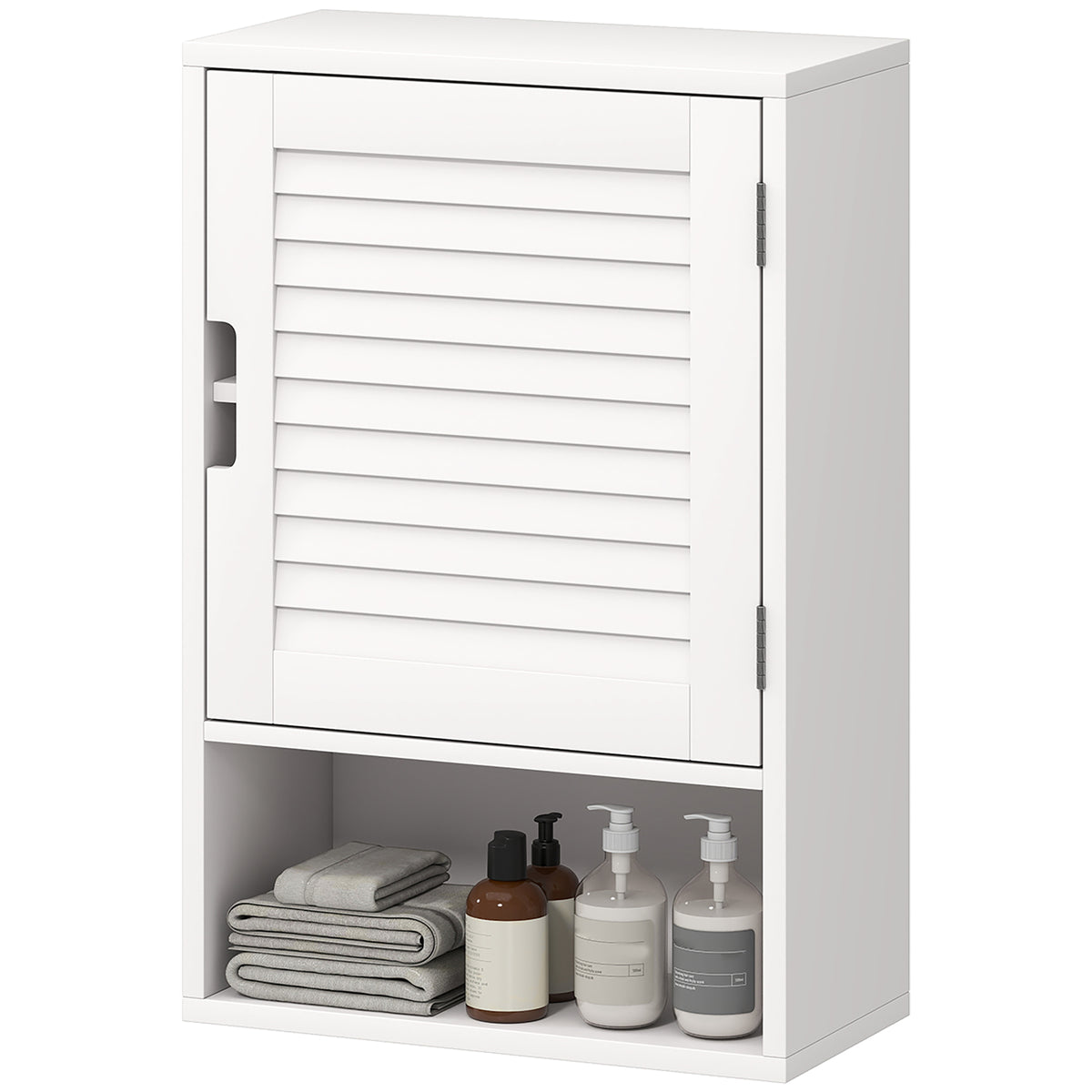Bathroom Cabinet, Wall Mounted Cabinet With Adjustable Shelves | White