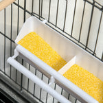 Large Bird Cage Budgie Cage For Finch Canaries Parrot With Stand | Gray
