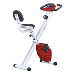 Magnetic Resistance Exercise Bike Foldable | Red