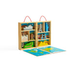 Travel Playbox - 10pc Wooden Playset