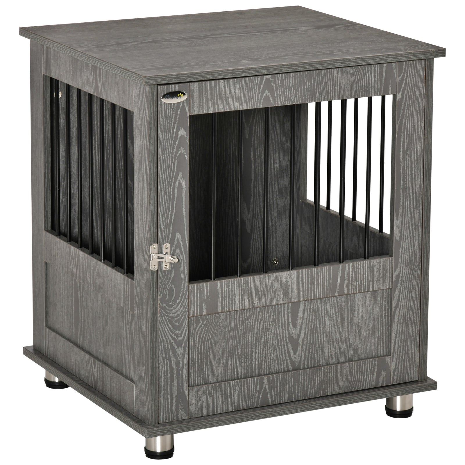 Dog Cage End Table W/ Magnetic Doors - Small Dog