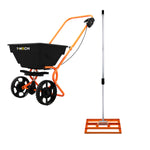 Rotary Spreader & 50cm Lawn Leveller | Orange